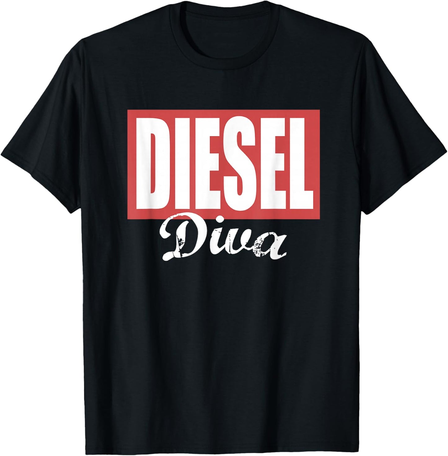Diesel Diva Ladies Diesel Truck Dirty Diesel Chick Female T-Shirt - T-Shirt | Black