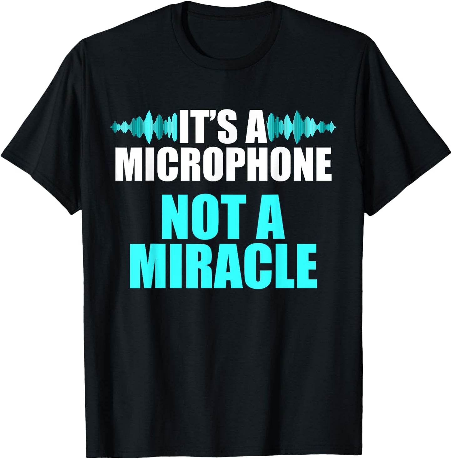 Church Sound Guy Microphone Audio Tech Engineer T-Shirt - T-Shirt | Black