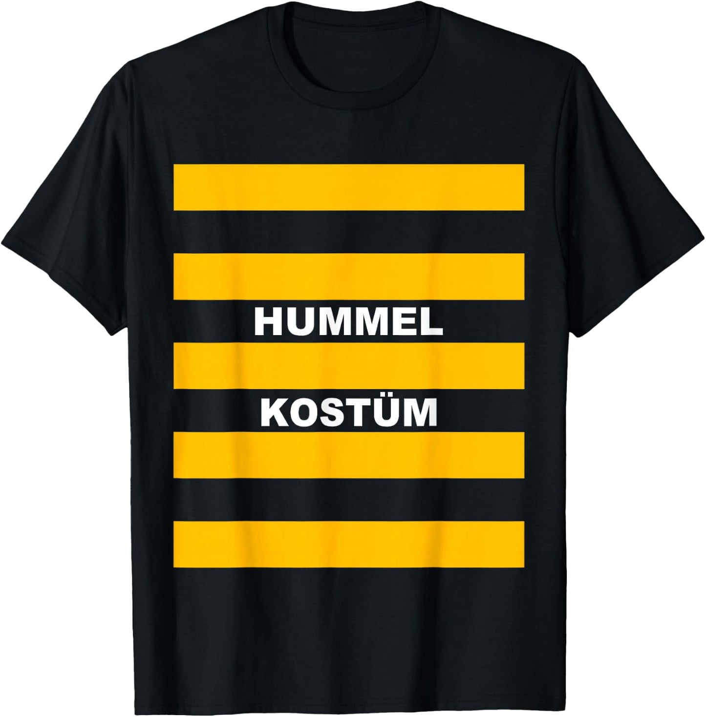 Bumble Bee Costume Insect Striped Stripes Funny Fancy Dress , black T-Shirt - T-Shirt | Black