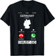 Germany Is Calling And I Must Go Funny Phone Screen T-Shirt - T-Shirt | Black