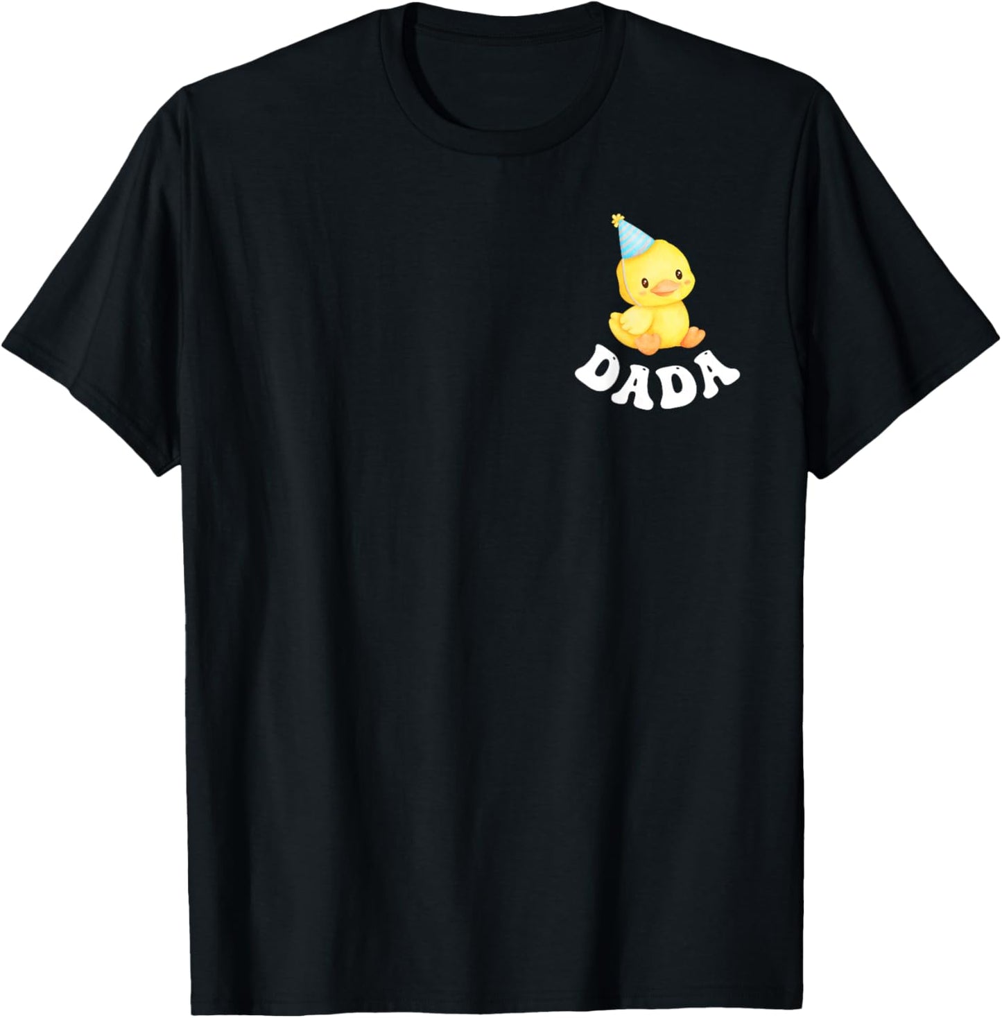 Dada Duck 1st Birthday Rubber Duck Family Matching Party T-Shirt - T-Shirt | Black