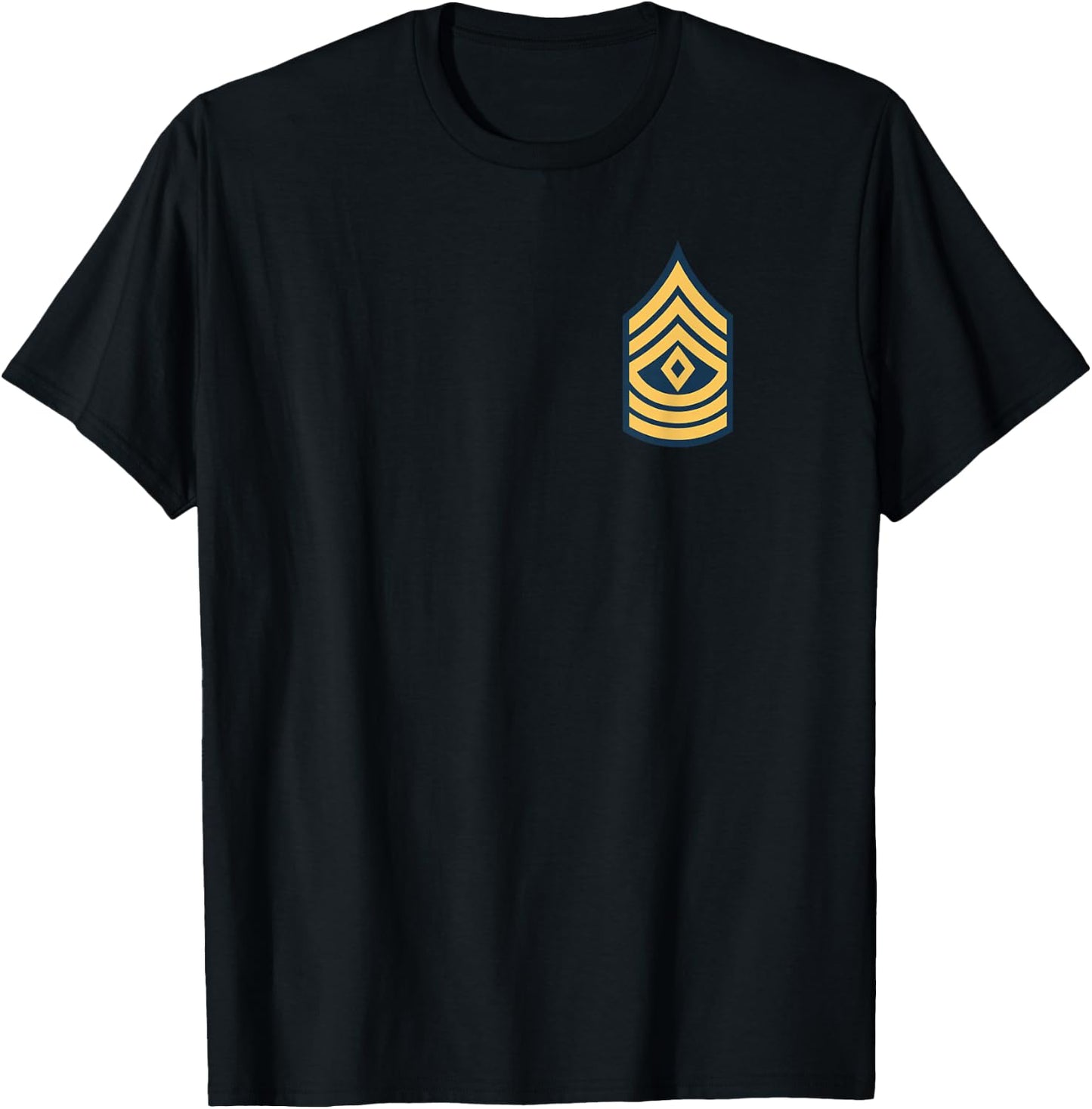 US Army Rank - First Sergeant (E-8) - 1SG T-Shirt - T-Shirt | Black