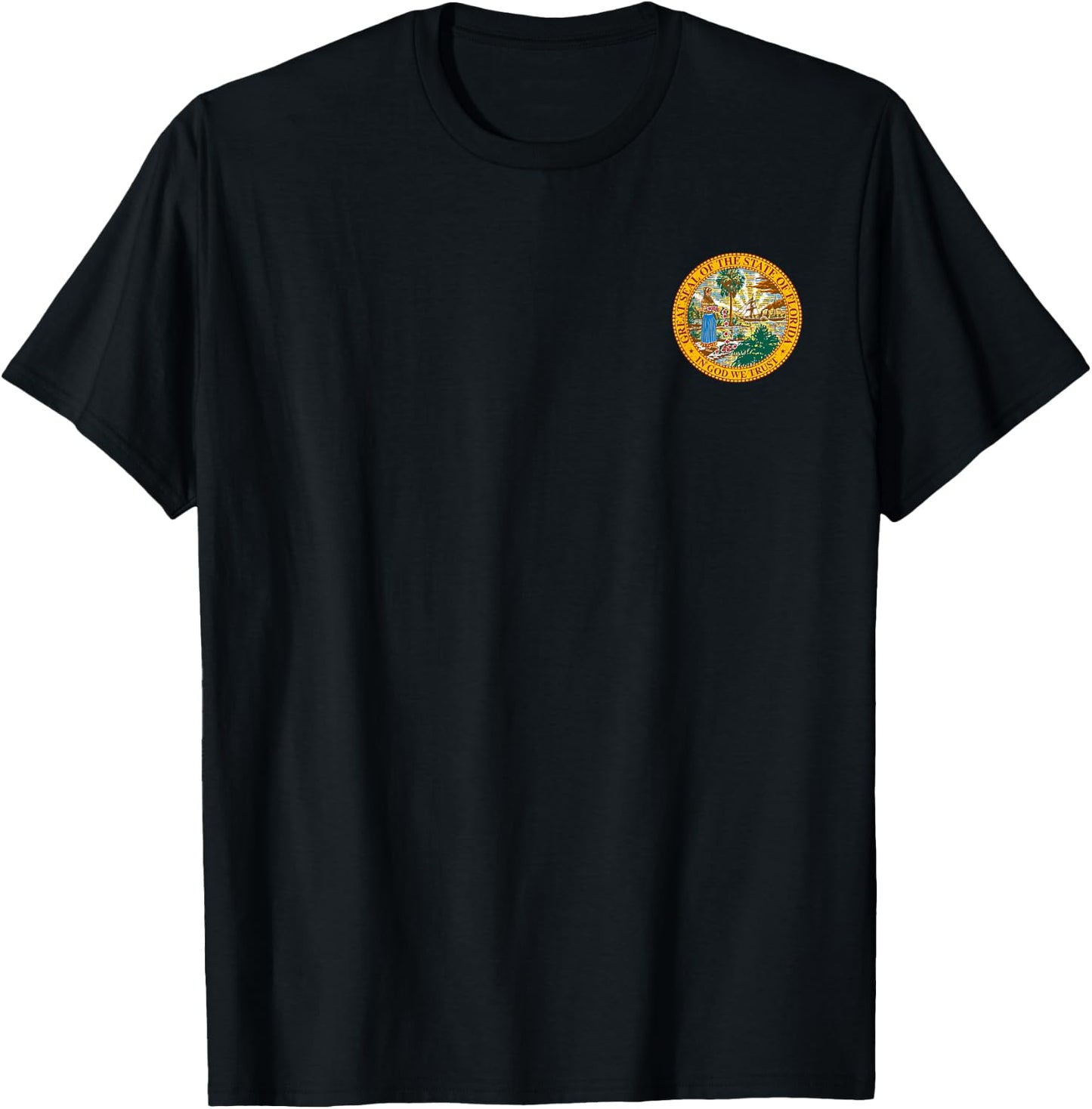 Florida State Seal Flag T-Shirt - T-Shirt | Black