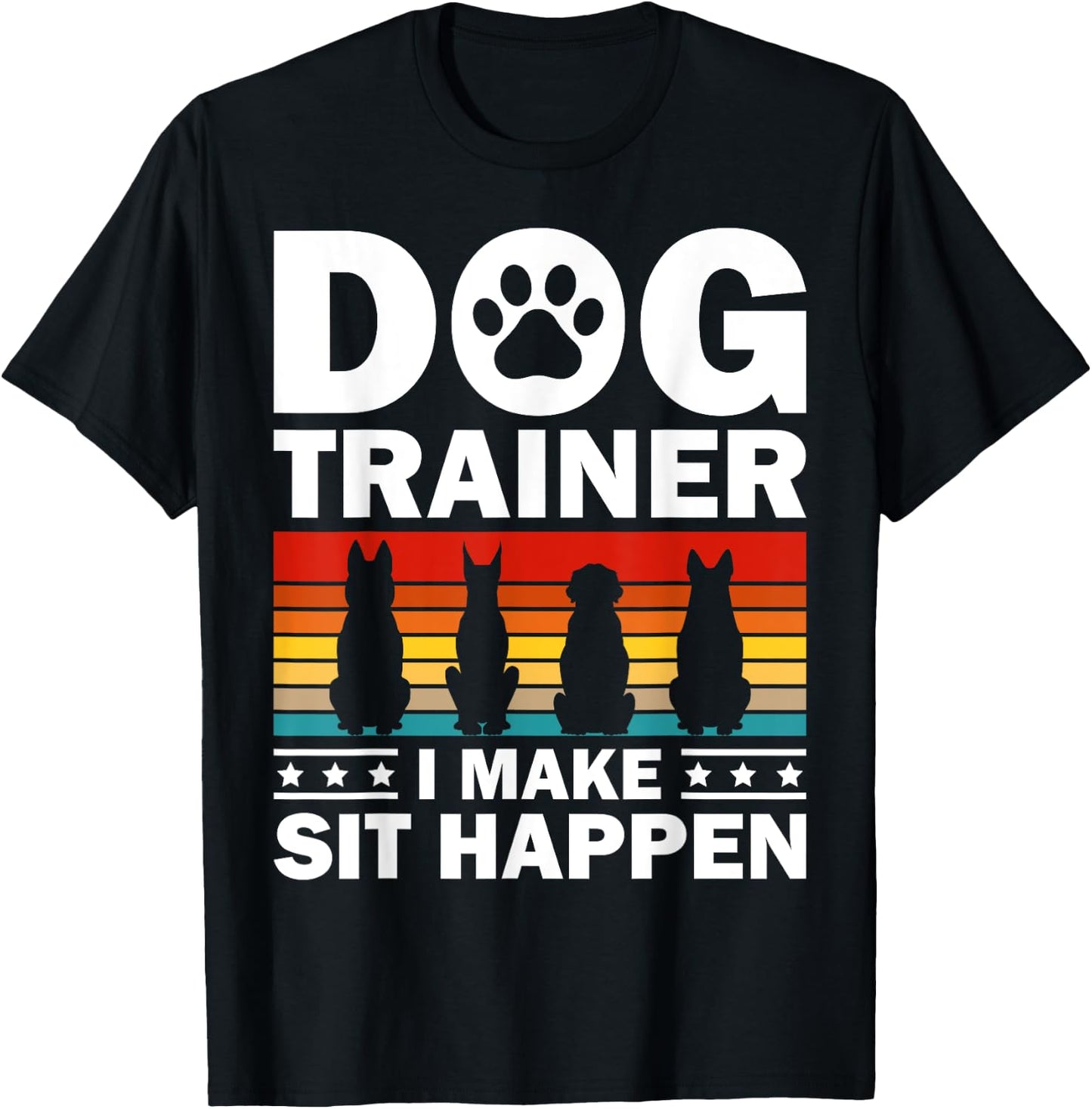 Cool Dog Trainer Women Dog Training Agility Class T-Shirt - T-Shirt | Black