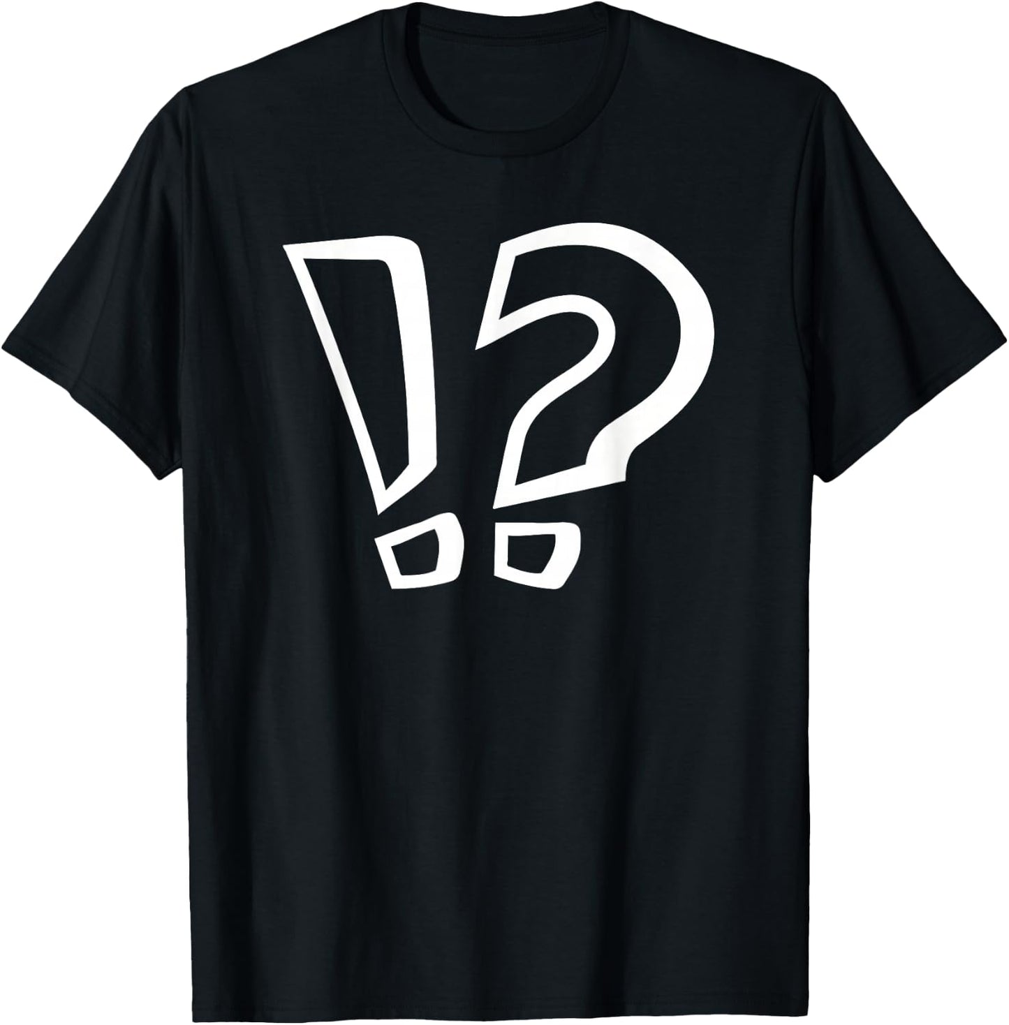Question mark exclamation point T-Shirt - T-Shirt | Black