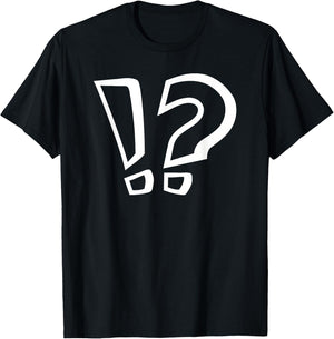 Question mark exclamation point T-Shirt - T-Shirt | Black