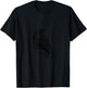 Fuzzy Blindspot -Adults Crow , Blue, Small, Short Sleeve, Halloween, Modern Style T-Shirt - T-Shirt | Black