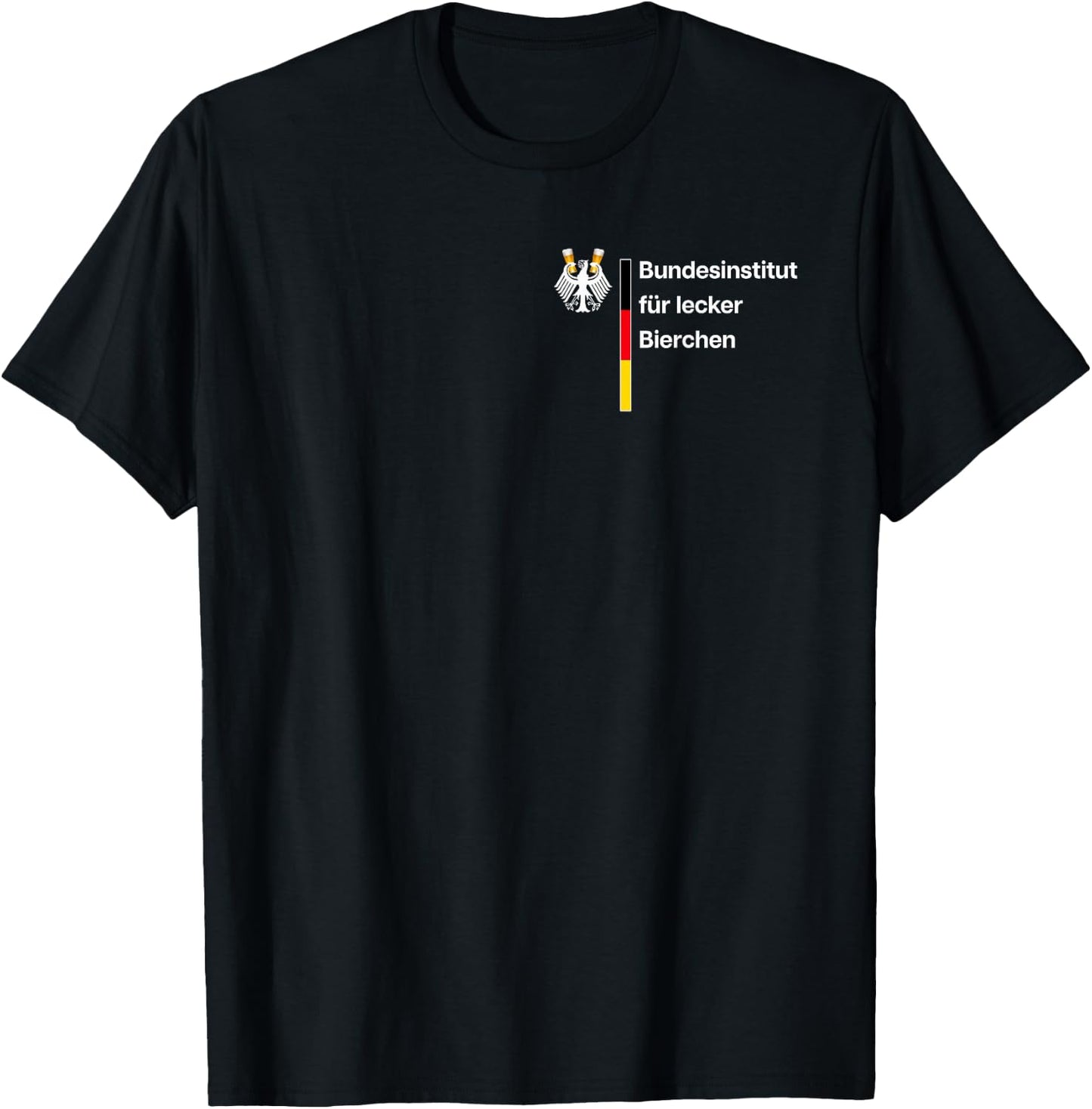 German Federal Institute for Delicious Beers Beer Lovers , black T-Shirt - T-Shirt | Black