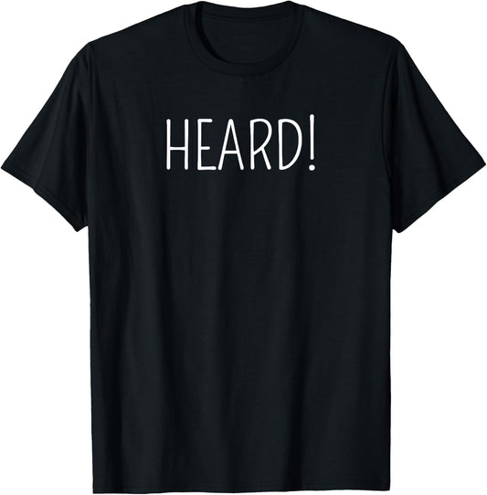 Heard Chef Restaurant informal language or colloquial terms T-Shirt - T-Shirt | Black