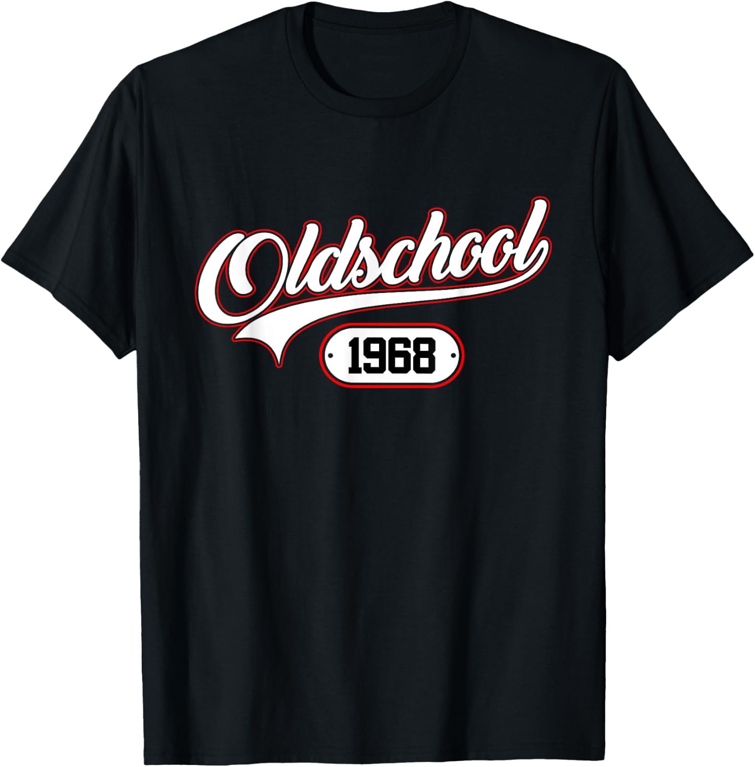 Oldschool 1968 Jahrgang Geburtsjahr Geburtstag Birthday T-Shirt - T-Shirt | Black