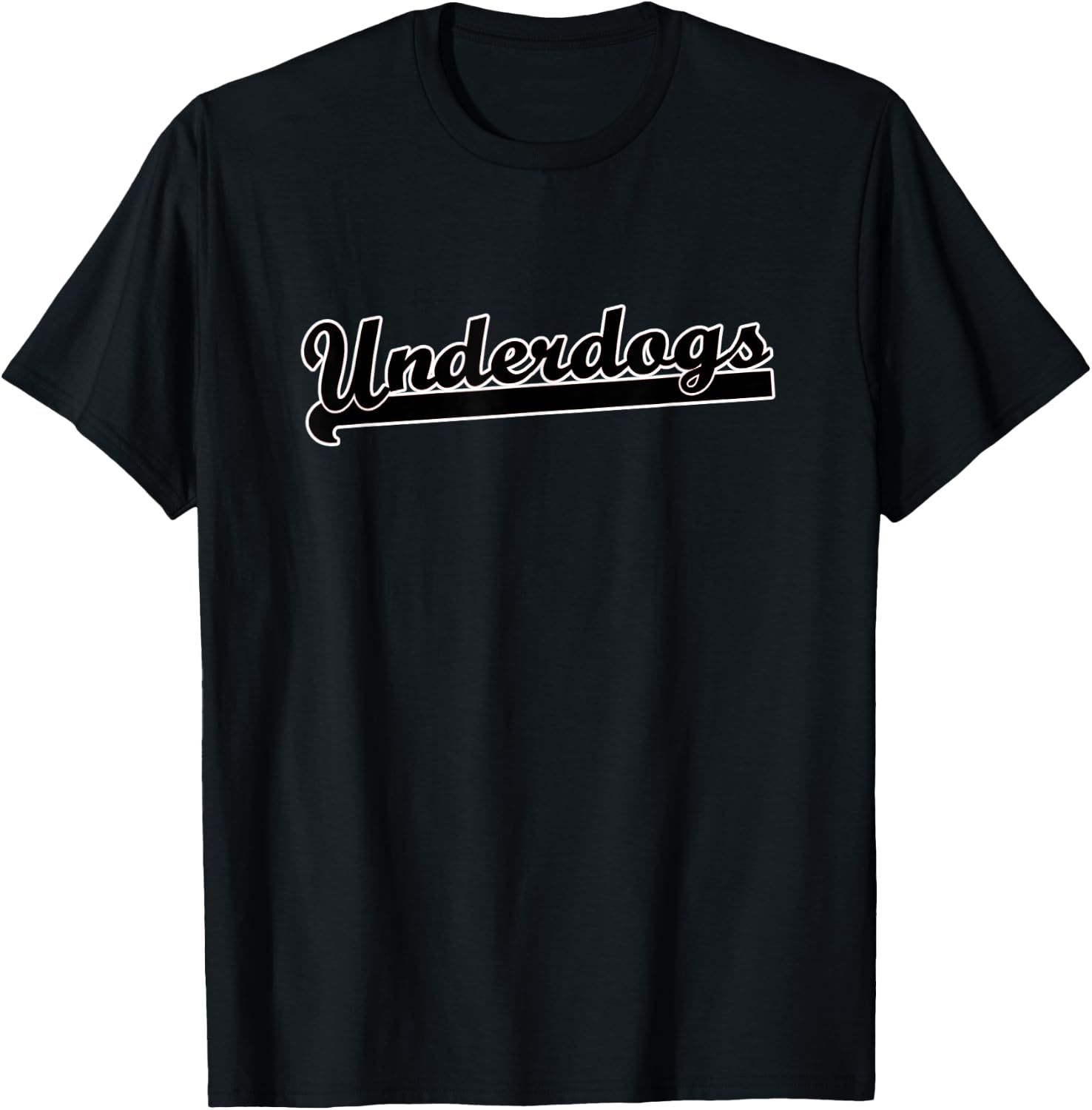 Underdogs Fußball-Hockey-Flagge, für Fußball, Basketball, Baseball T-Shirt - T-Shirt | Black