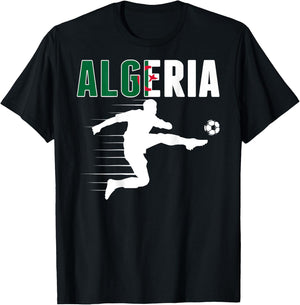 Algerien Fußball-Fans Trikot – Algerische Fußball-Fans T-Shirt - T-Shirt | Black