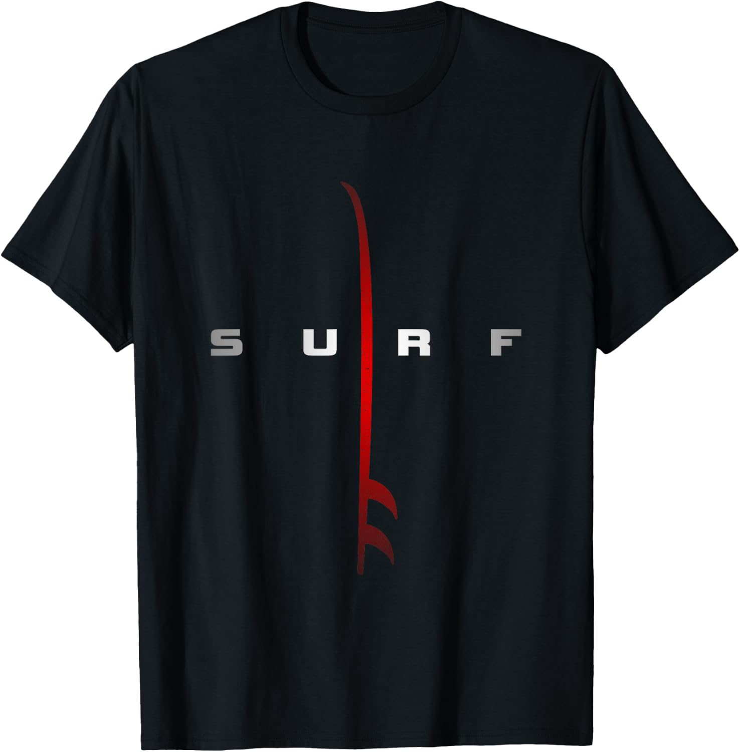 Surfing Apparel - Surfer Surf T-Shirt - T-Shirt | Black