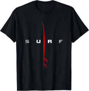 Surfing Apparel - Surfer Surf T-Shirt - T-Shirt | Black