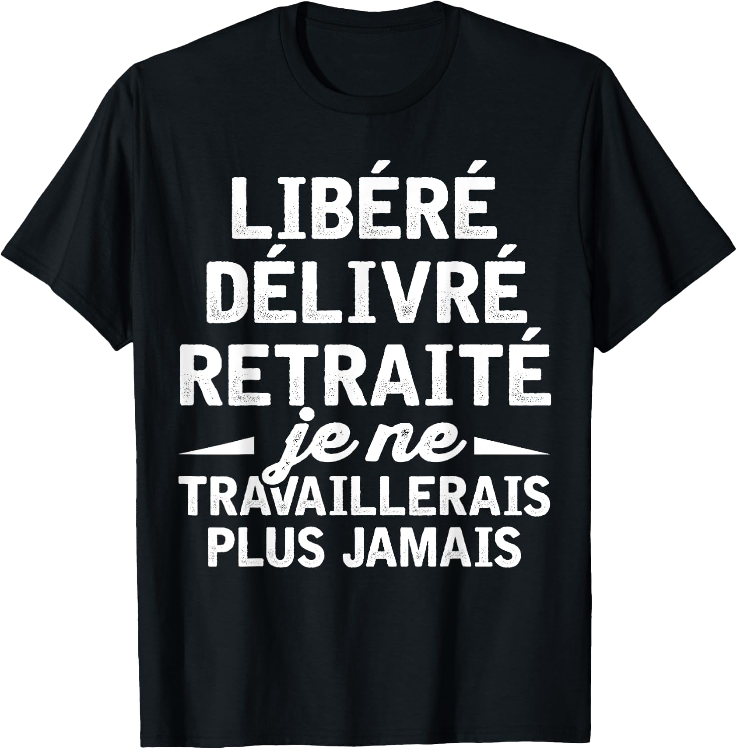 Retirement Gift Humor Man Dad Released Retired , Black, S T-Shirt - T-Shirt | Black