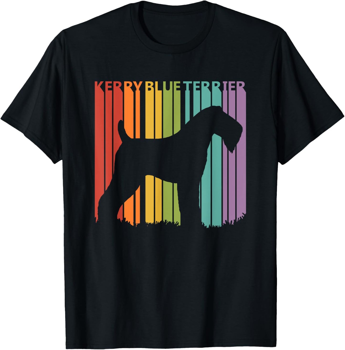 Kerry Blue Terrier Shirt - Kerry Blue Terrier Dog Women Girls Kids T-Shirt - T-Shirt | Black