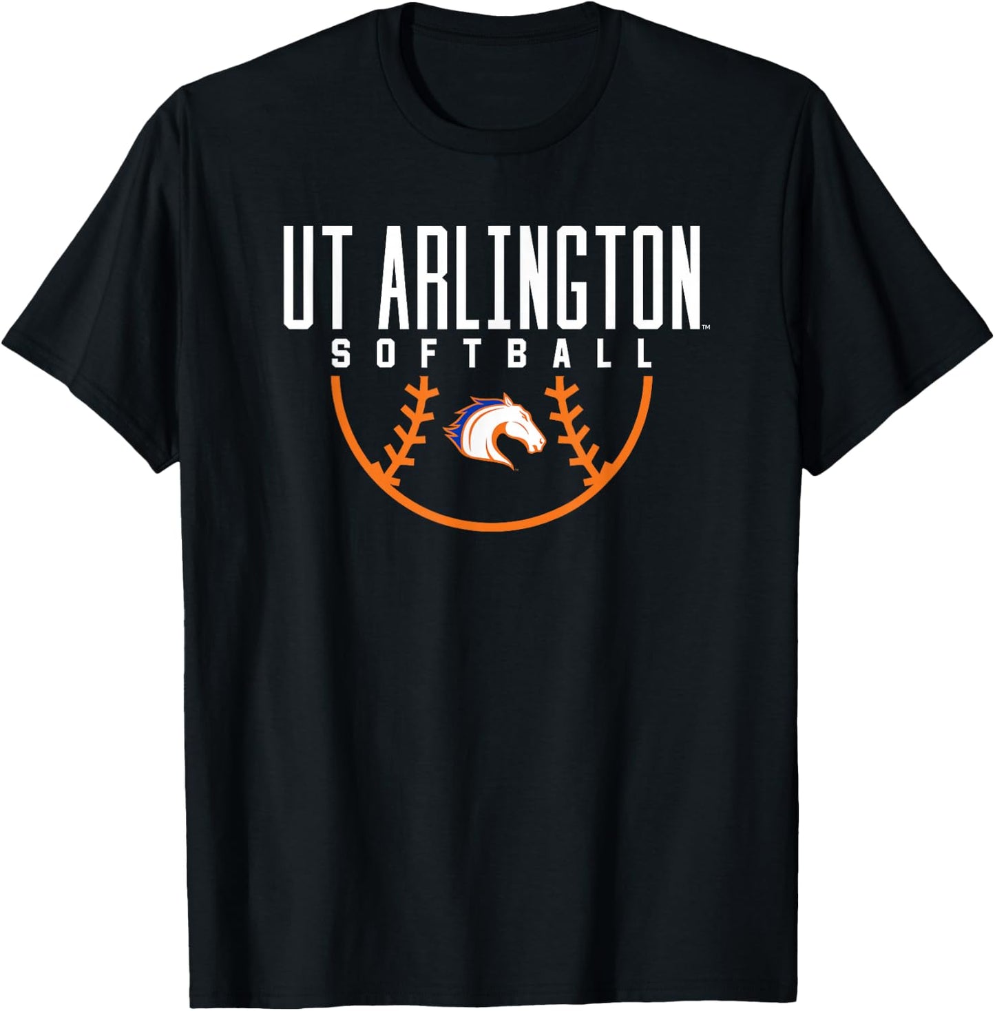 University of Texas at Arlington UTA Mavericks Softball T-Shirt - T-Shirt | Black