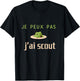 je peux pas j'ai scout , Black, S T-Shirt - T-Shirt | Black