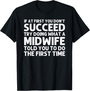 Midwife Art Midwifery Labor And Delivery Midwife T-Shirt - T-Shirt | Black