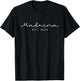 Madrina Est. 2024 Godmother Spanish Sweet Ladies T-Shirt - T-Shirt | Black
