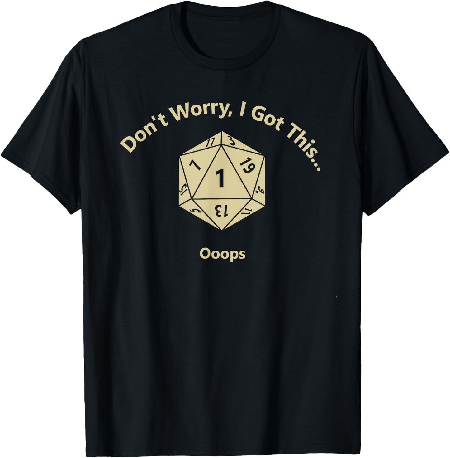 Funny Clumsy Failure 1 Shirt T-Shirt - T-Shirt | Black