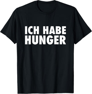 with German Text "Ich Habe H, black T-Shirt - T-Shirt | Black