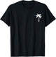 Palm Tree Casual Women's Men's Beach Holiday Nature Design T-Shirt - T-Shirt | Black