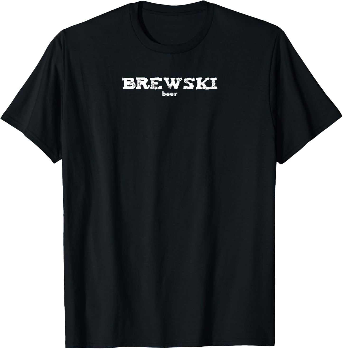 funny t Mid West slang BREWSKI T-Shirt - T-Shirt | Black
