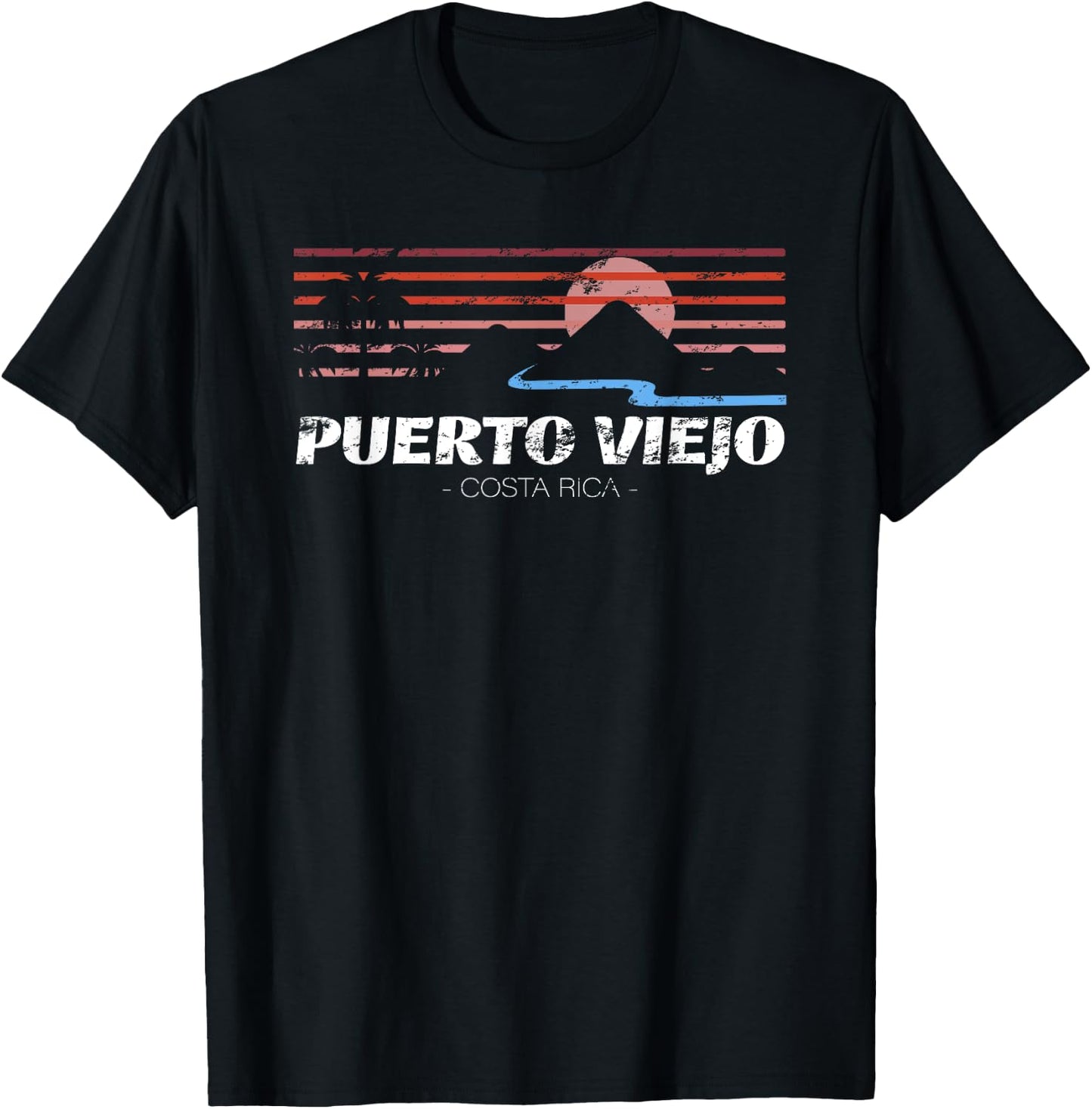 Puerto Viejo Costa Rica T-Shirt - T-Shirt | Black
