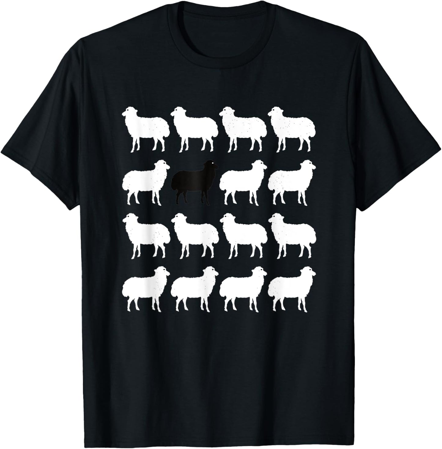 Diana Holiday Black Sheep Memorabilia Gift T-Shirt - T-Shirt | Black
