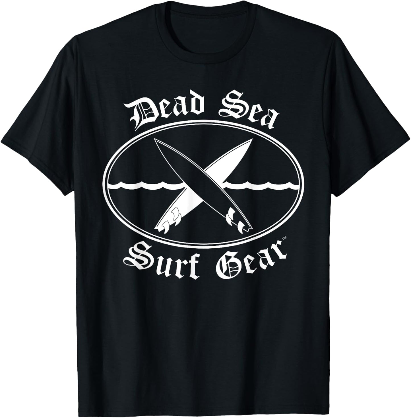Dead Sea Surf Gear -- Christian Surfing T-Shirt - T-Shirt | Black