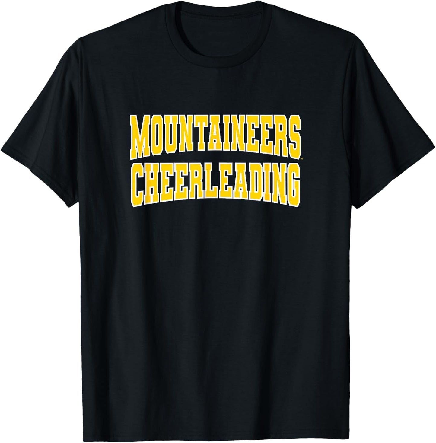 Mountaineers Cheerleading Appalachian State Apparel Fan T-Shirt - T-Shirt | Black