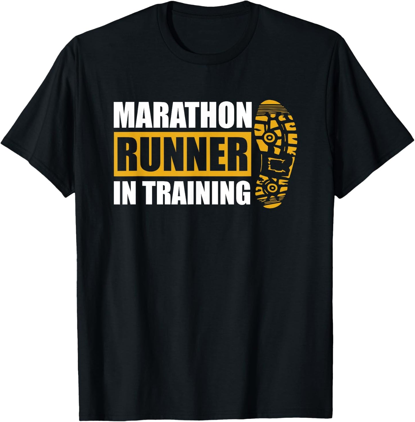Marathon Runner in training Quote for a Marathon Runner T-Shirt - T-Shirt | Black