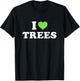 I Love Trees T-Shirt - T-Shirt | Black