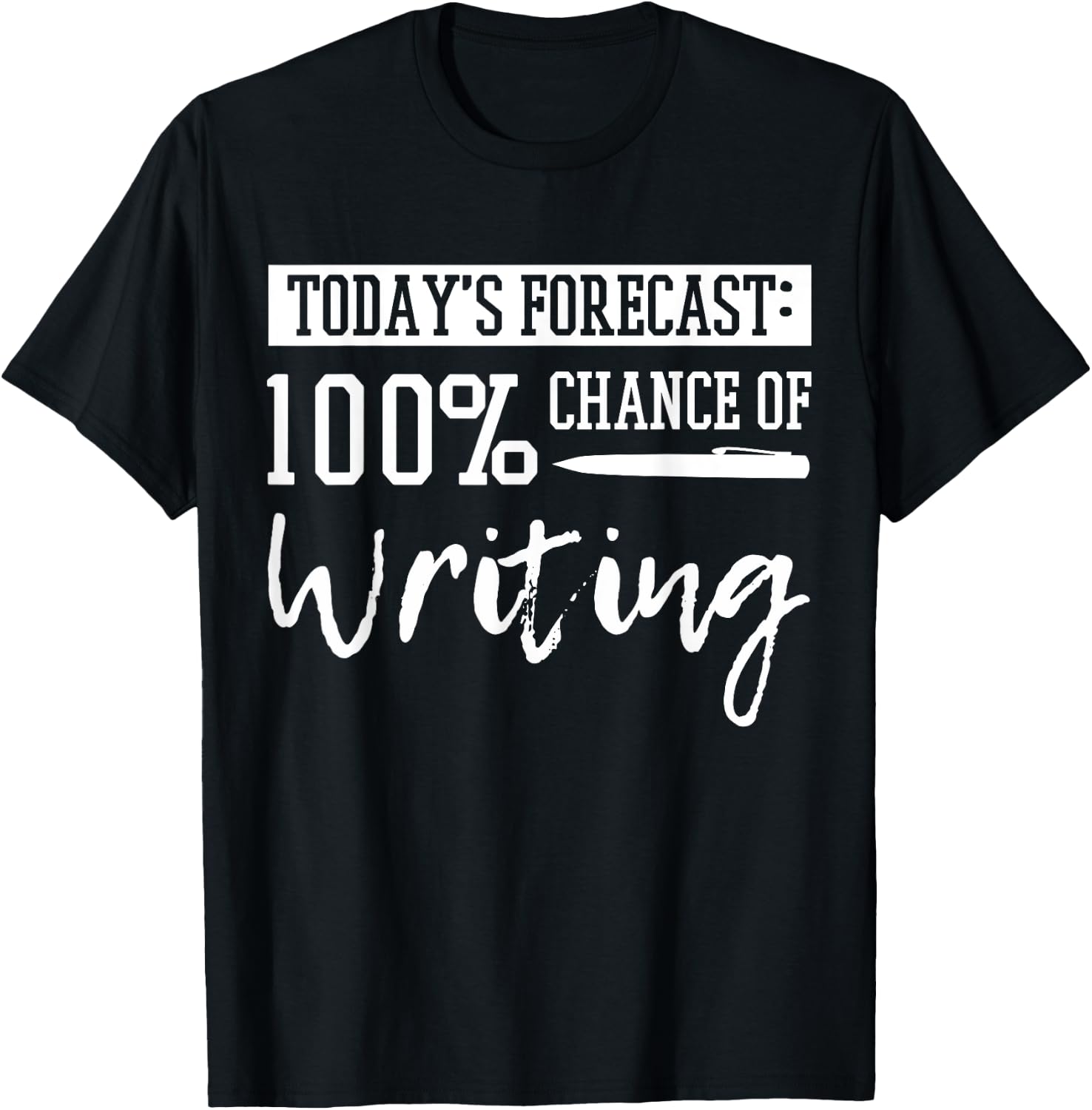 Author Journalist Teacher Writing Content Creator Gift T-Shirt - T-Shirt | Black