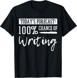 Author Journalist Teacher Writing Content Creator Gift T-Shirt - T-Shirt | Black