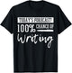 Author Journalist Teacher Writing Content Creator Gift T-Shirt - T-Shirt | Black