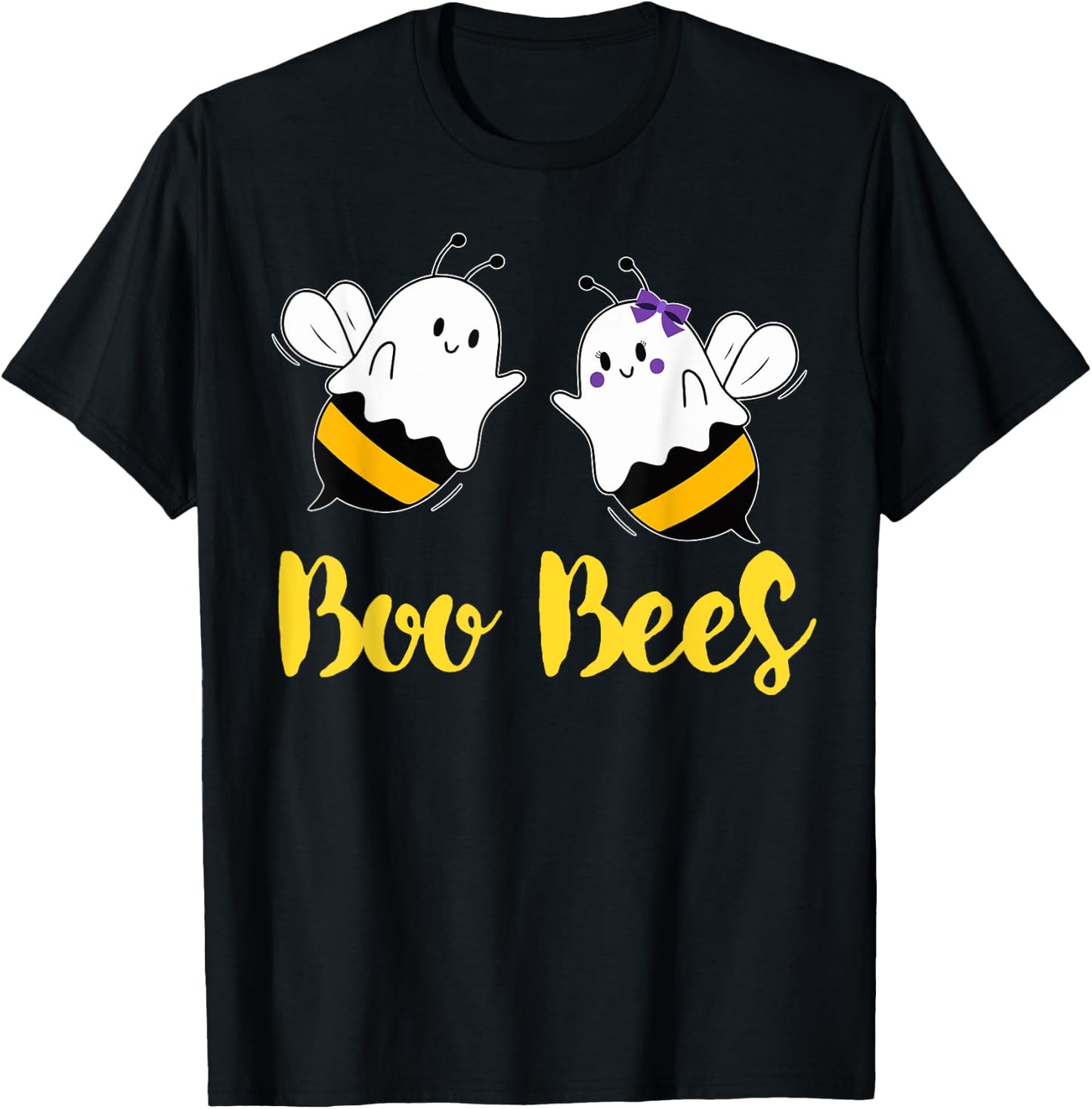 Boobee-Shirt Boo Bee Funny Halloween Costume Men Women Adult T-Shirt - T-Shirt | Black