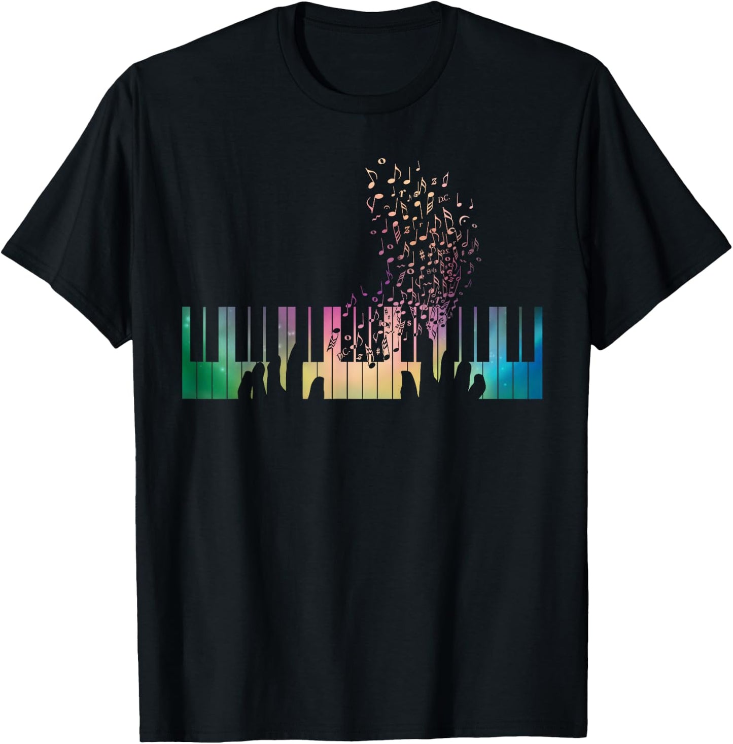 Piano Keyboard Piano Present Men Women Kids T-Shirt - T-Shirt | Black
