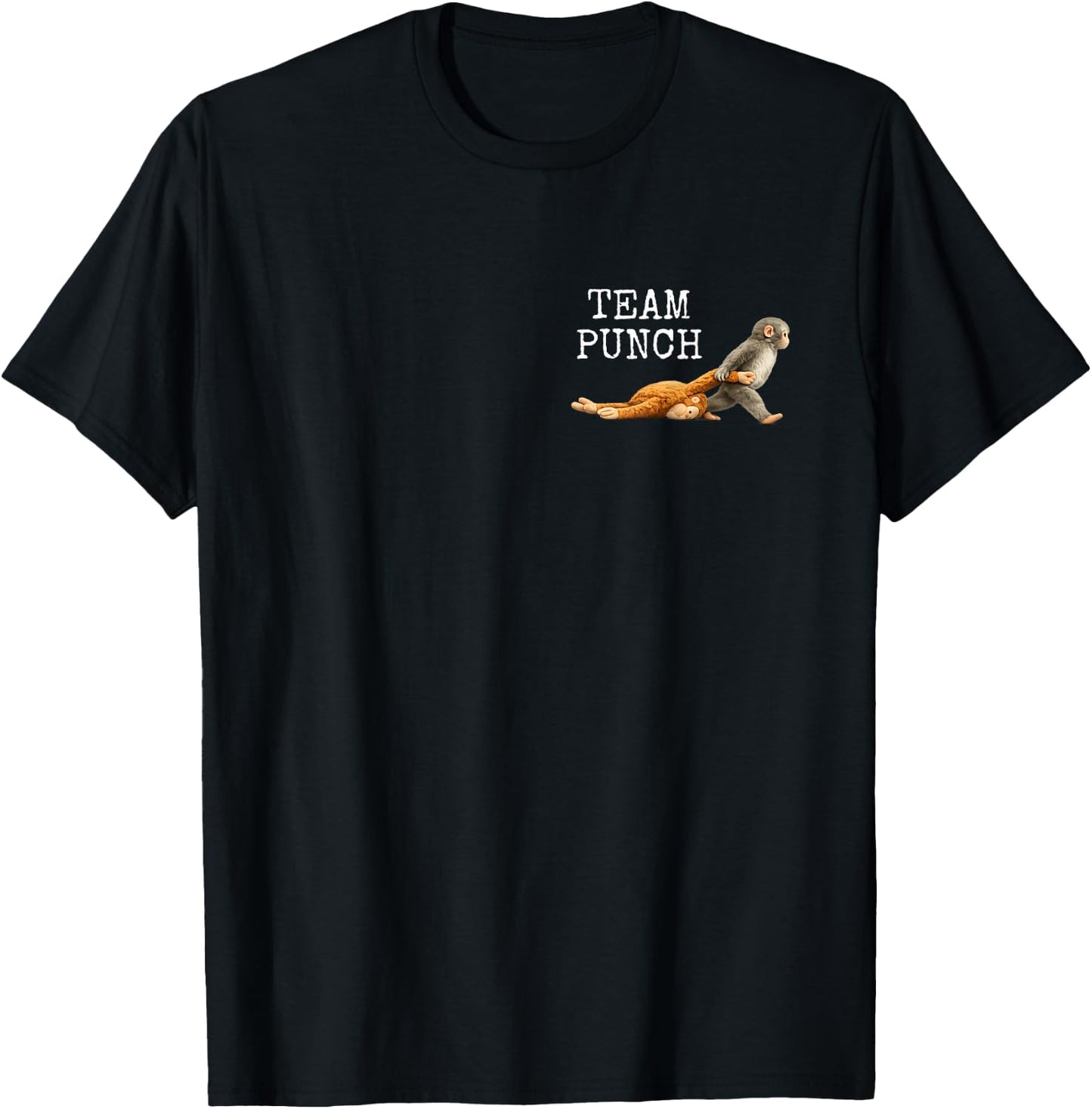 Monkey Team Punch T-Shirt - T-Shirt | Black