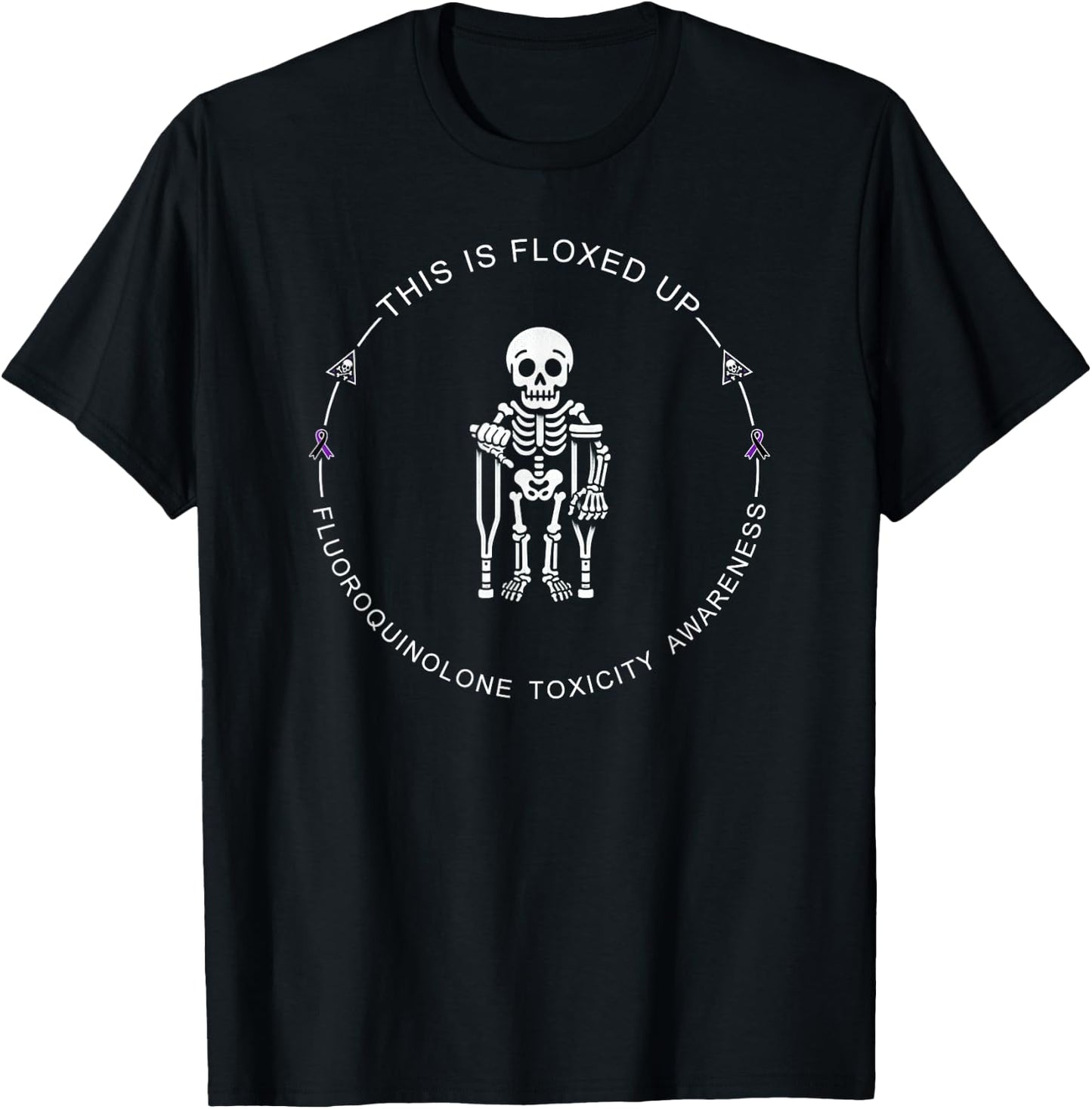 This is Floxed Up - Fluoroquinolone Toxicity Awareness T-Shirt - T-Shirt | Black