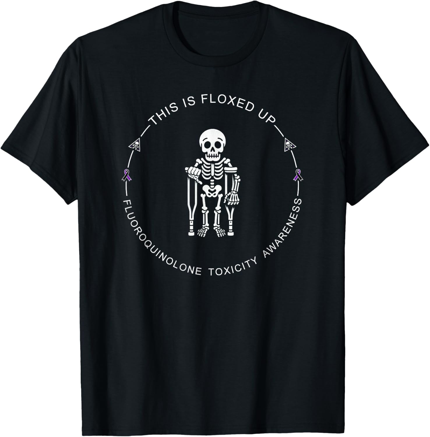 This is Floxed Up - Fluoroquinolone Toxicity Awareness T-Shirt - T-Shirt | Black