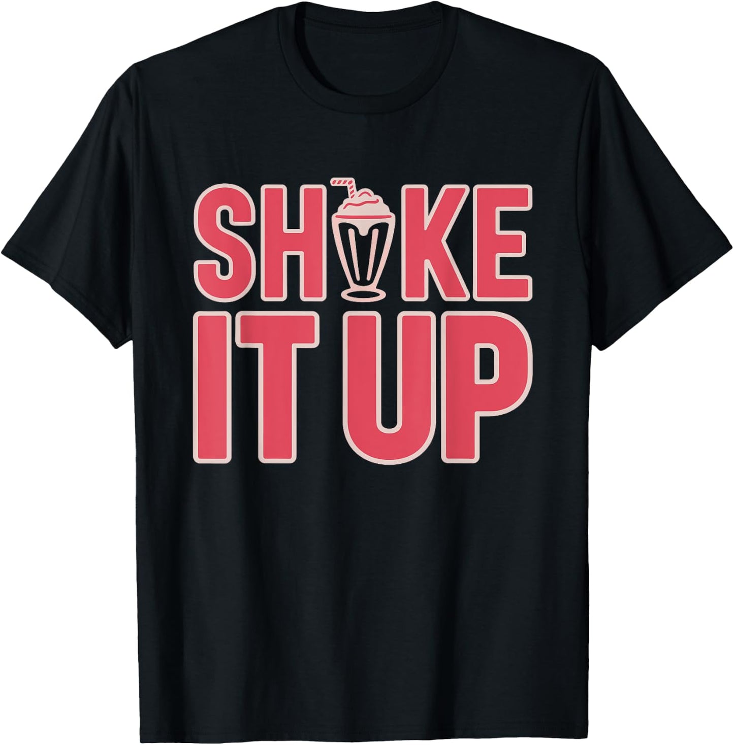 Retro Fast Food Nostalgia Vintage Diner Fries Shakes Burgers T-Shirt - T-Shirt | Black