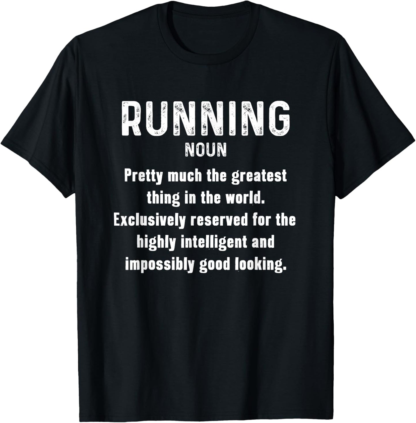 Running Funny Definition Funny 5k Marathon Runner T-Shirt - T-Shirt | Black