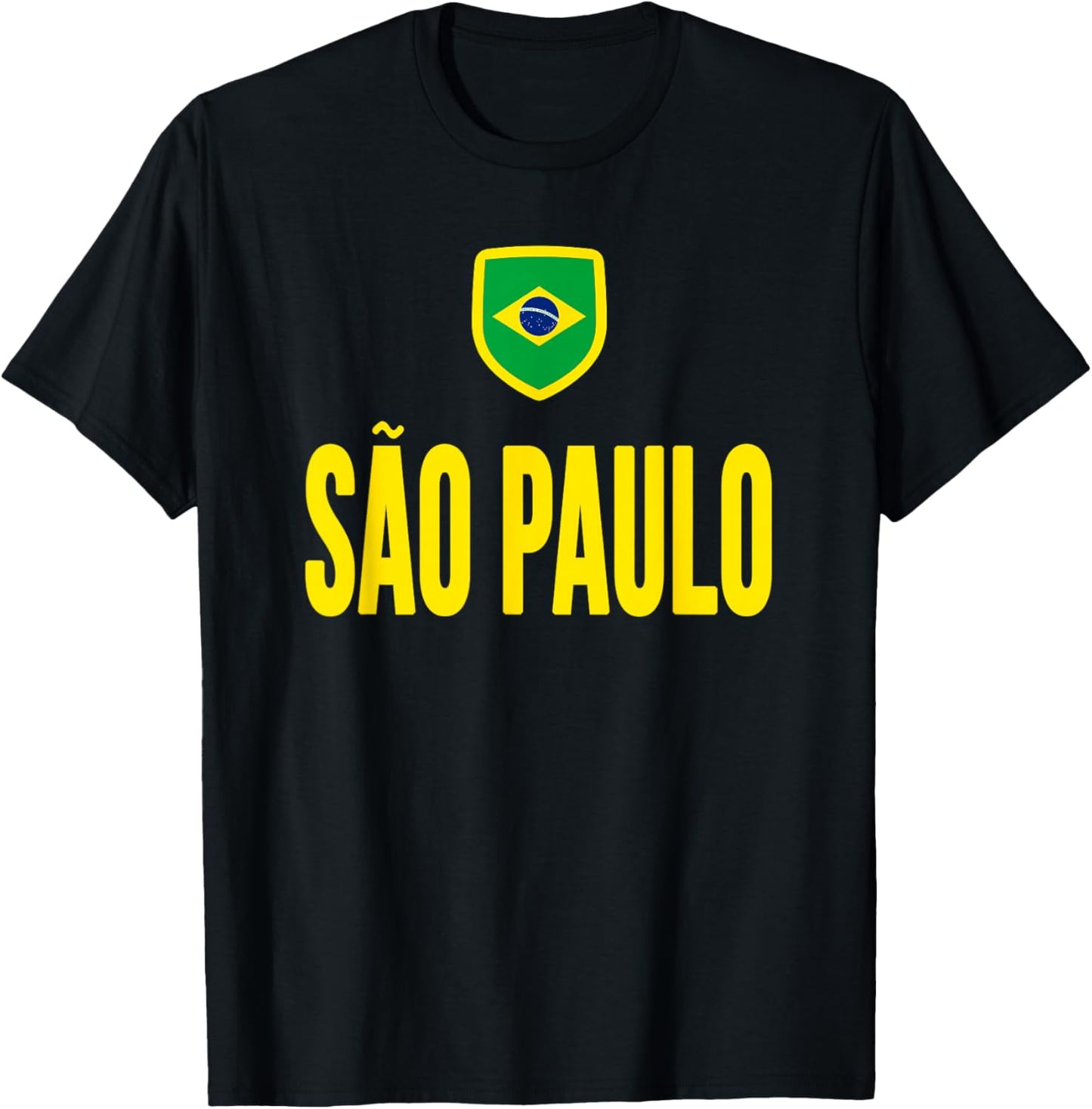 Sao Paulo Brazil Brazilian Souvenir Gift T-Shirt - T-Shirt | Black