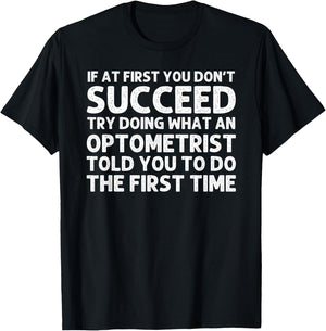 Funny Optometrist Design Women Optometry Optometrist T-Shirt - T-Shirt | Black