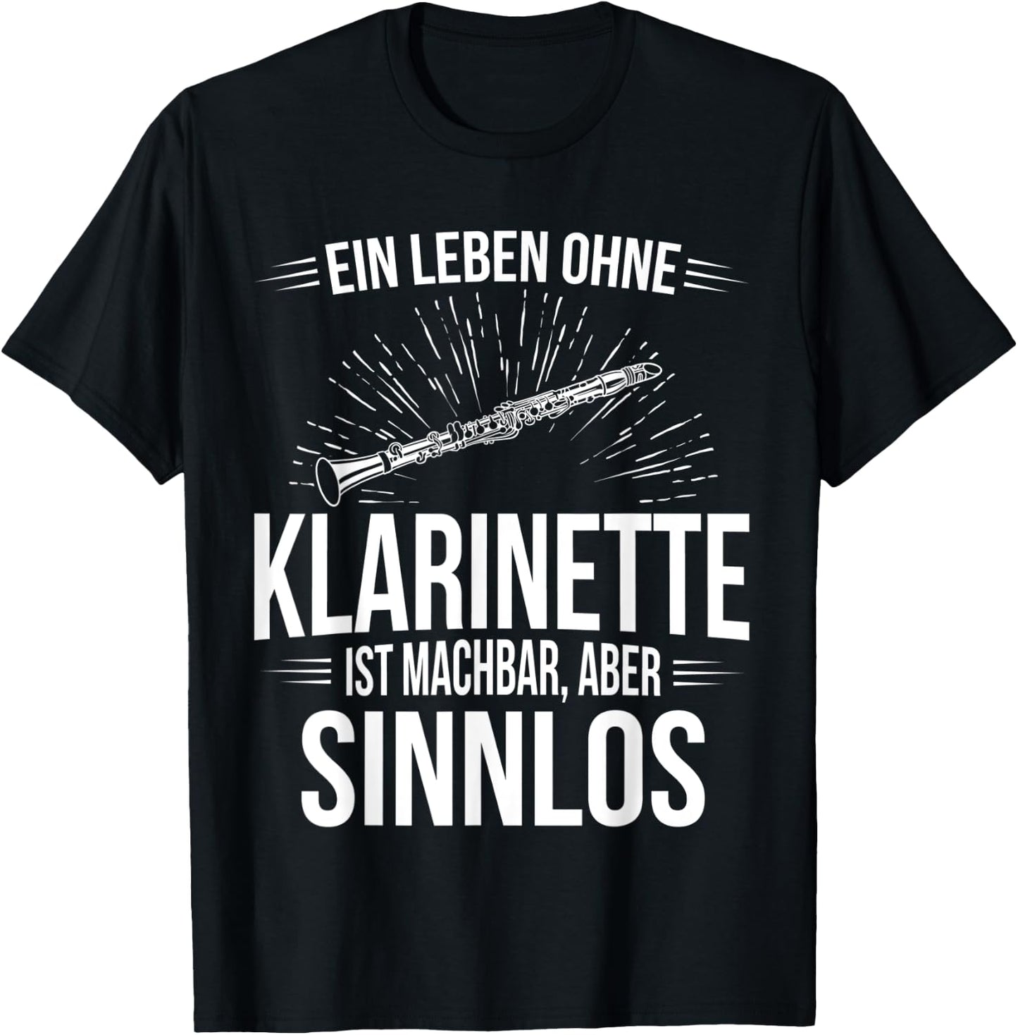 Klarinettist Klarinette T-Shirt - T-Shirt | Black