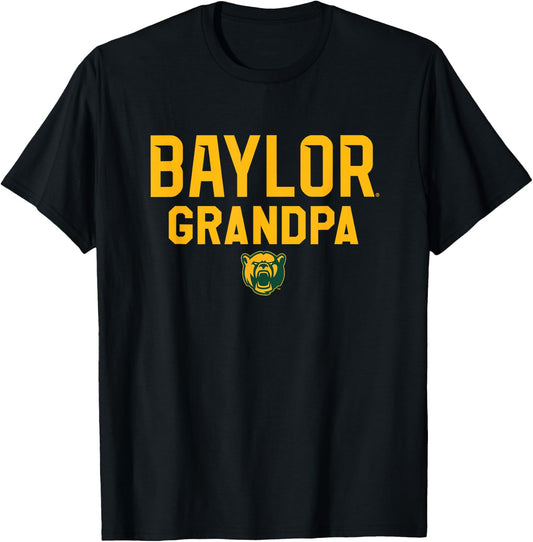 Baylor University Bears Grandpa T-Shirt - T-Shirt | Black