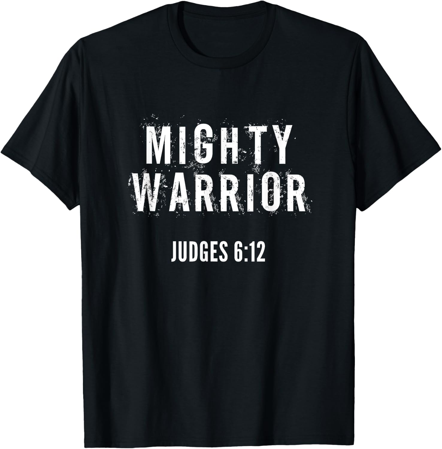 Mighty Warrior Christian T-Shirt - T-Shirt | Black