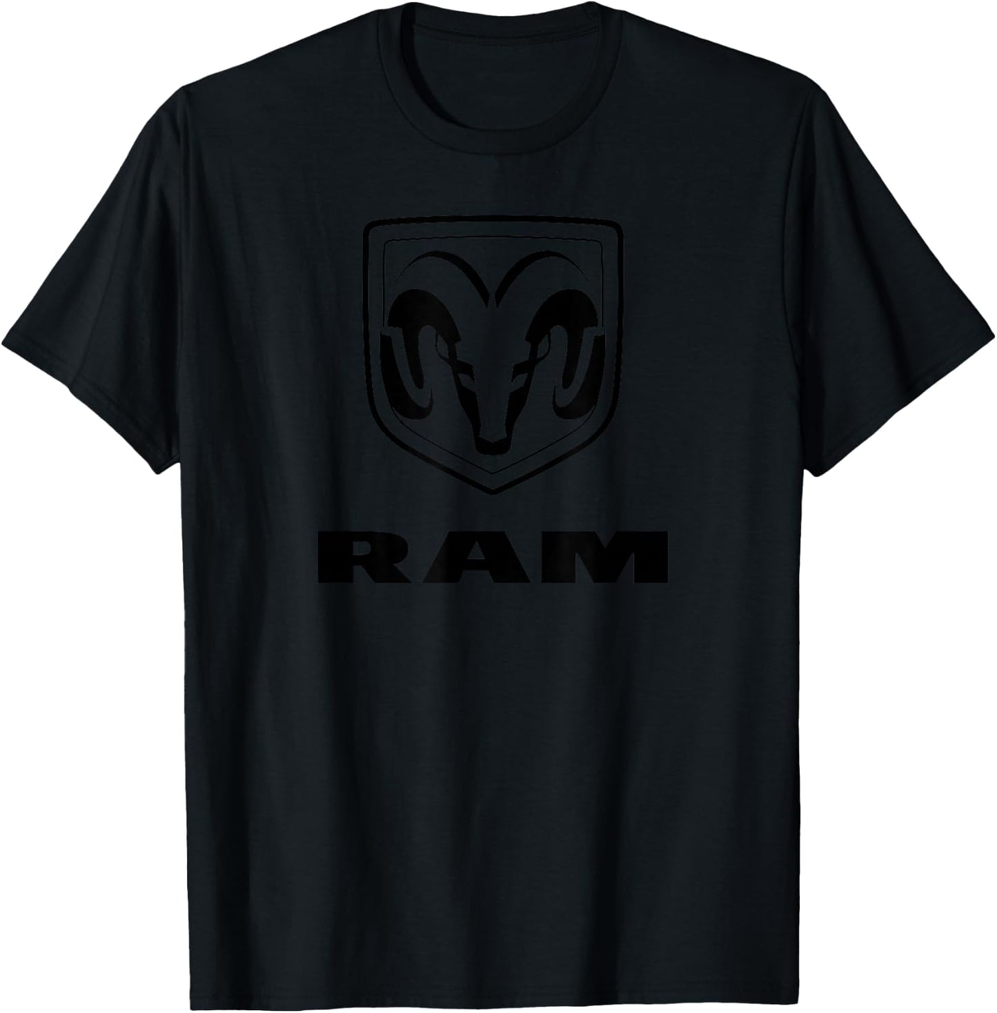 Ram Trucks Logo Black T-Shirt - T-Shirt | Black